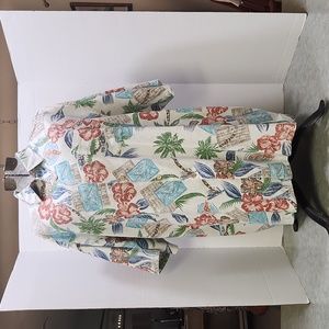 Hawaiian print shirt XL